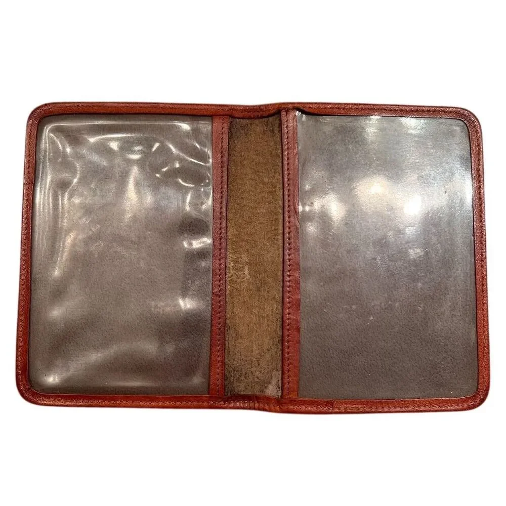 Vintage Burberry's Nova Passport Wallet Unisex Beige